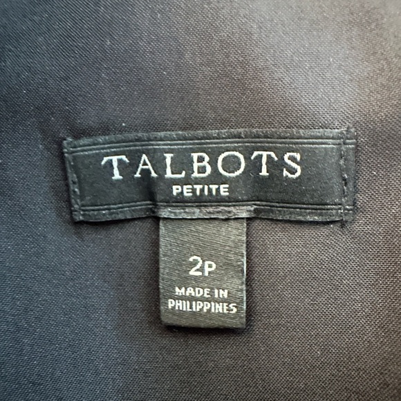 Talbots Back Bow Floral Jacquard A-line Dress (812) - Picture 15 of 16